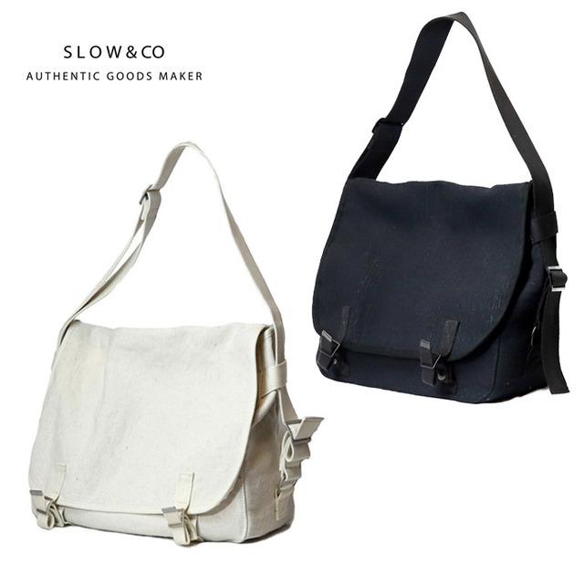 SLOW スロウ truck French army shoulder bag 300S123J