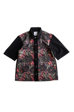 26SSA Shade flower half sleeve shirt