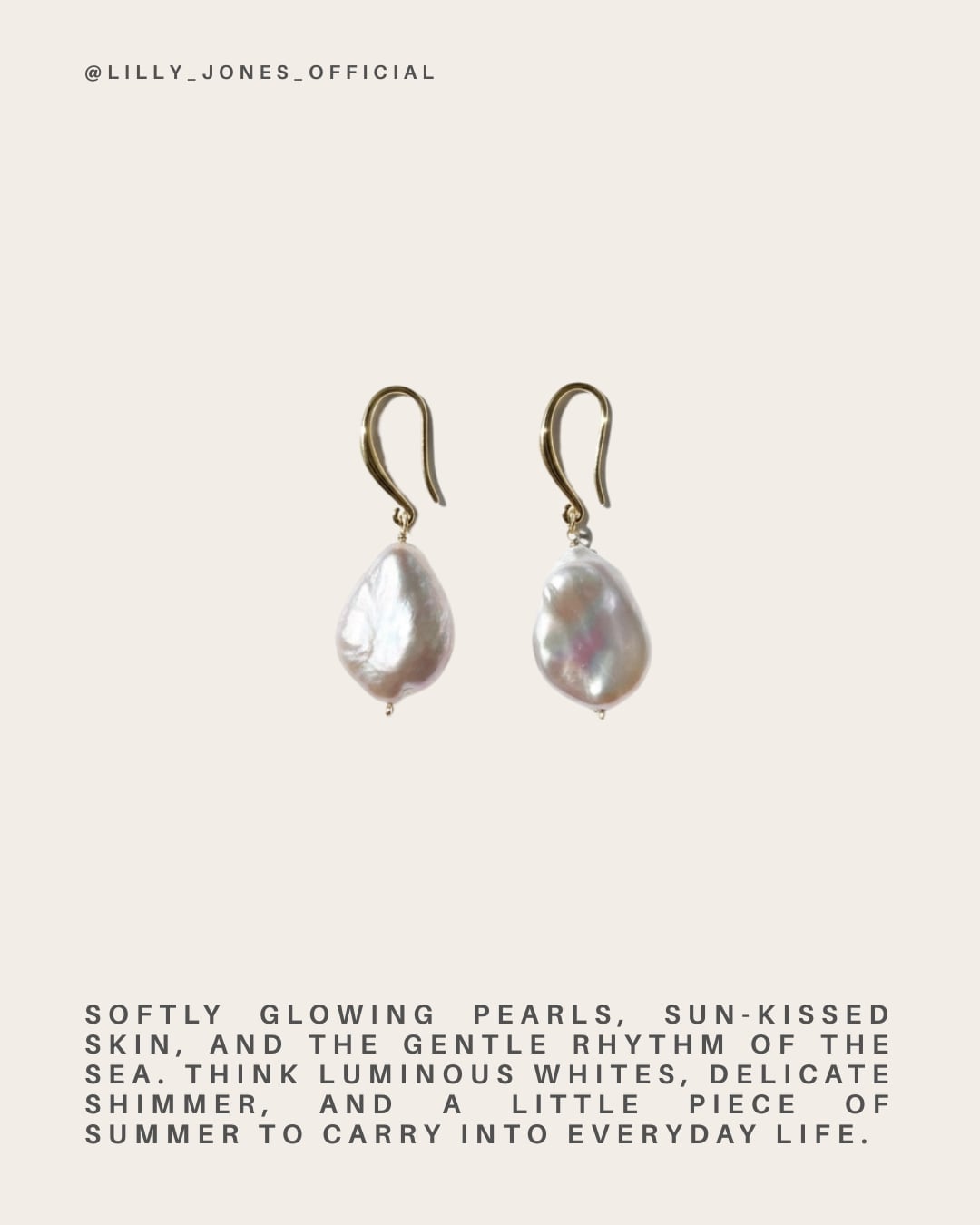 Drop Pearl Earring