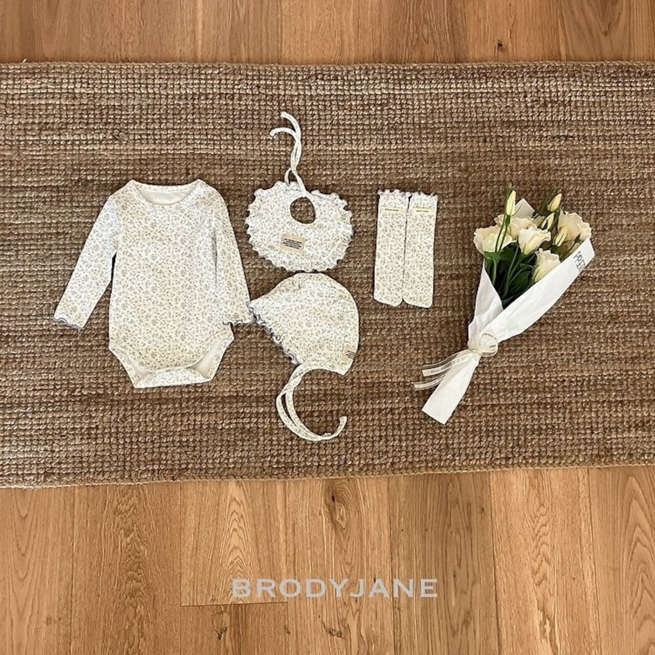 韓国子供服 / 26Autumn / 〖取寄〗Brodyjane / ベイビーリーフレギンス / ベビー服 / 赤ちゃん服 / レギンス *~12M*