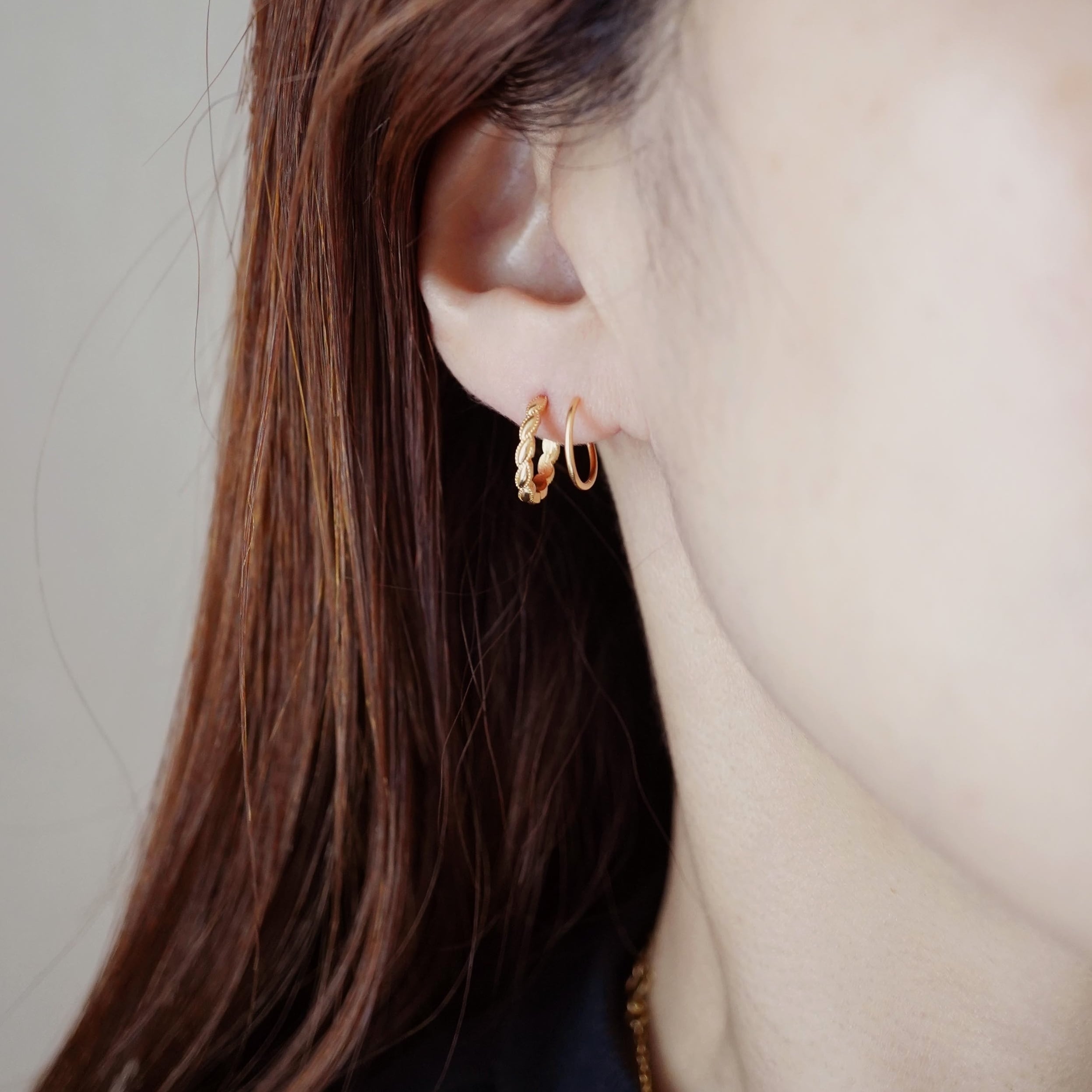 SV925 ダブル見えロープピアス