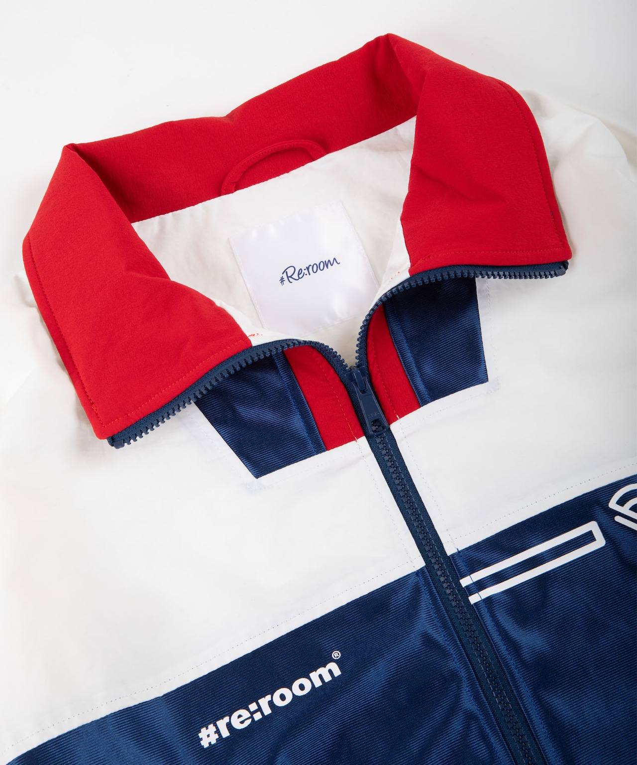 【#Re:room】SATIN SWITCHING TRACK JACKET［REJ105］