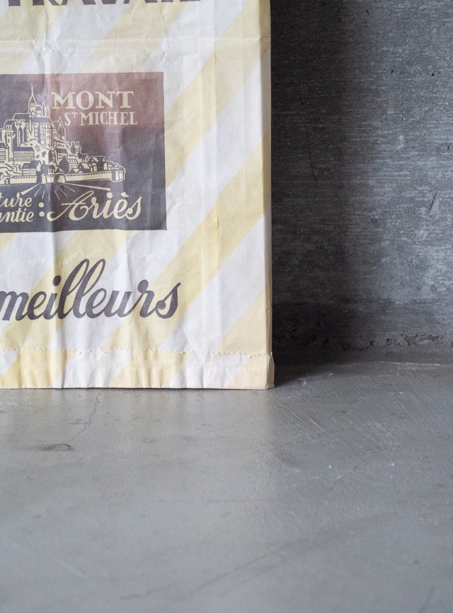 "Le Mont St Michel" 1950s Paper bag
