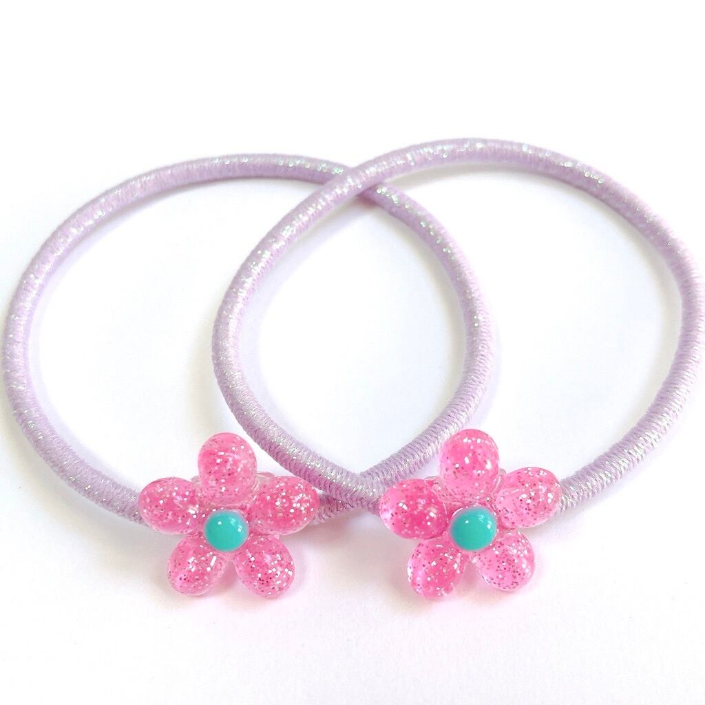 little hair tie  （ 2 ）  キッズヘアゴム