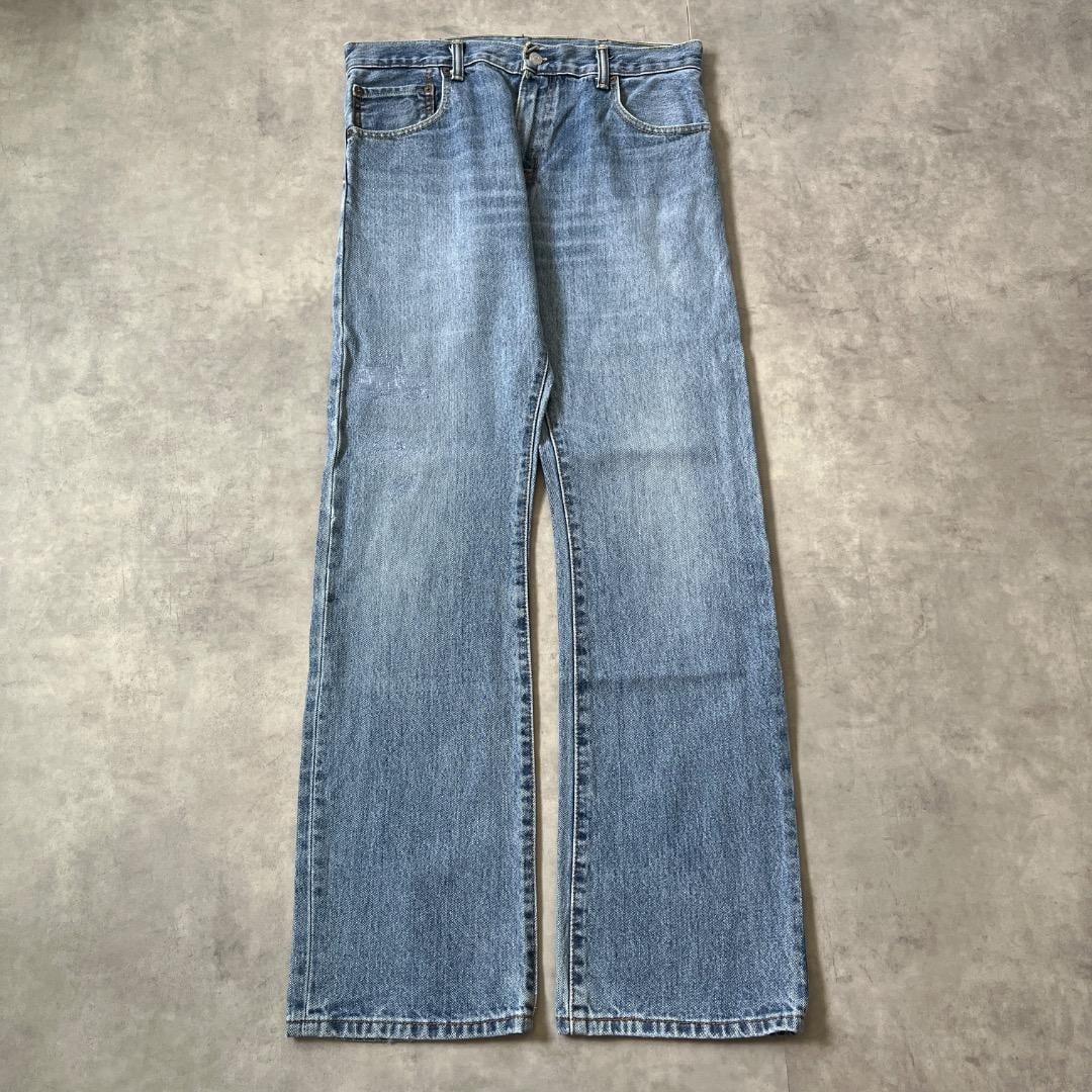 リーバイス517 Levis W32 フレアデニム 青 ボトム 古着 17020