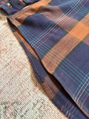 80~90s / USA製 / NORMAN Shirtsmaker / flannel / REMAKE