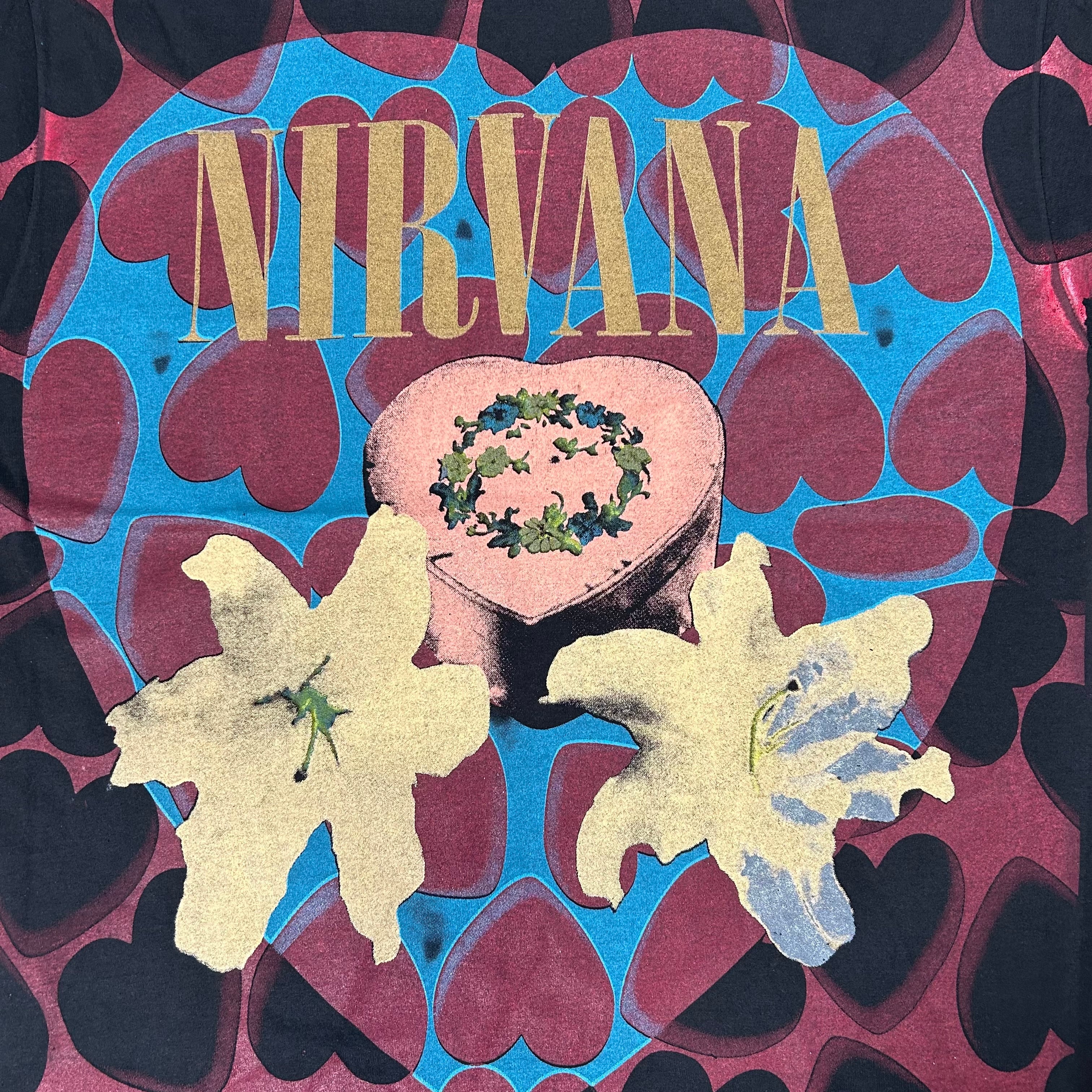 11452 NIRVANA HEART SHAPED BOX ロックTシャツ L | San Fernando