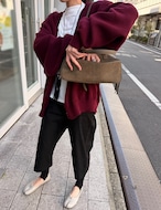 【新作5%OFF・3日間】Over-fit Cotton Cardigan_4colors