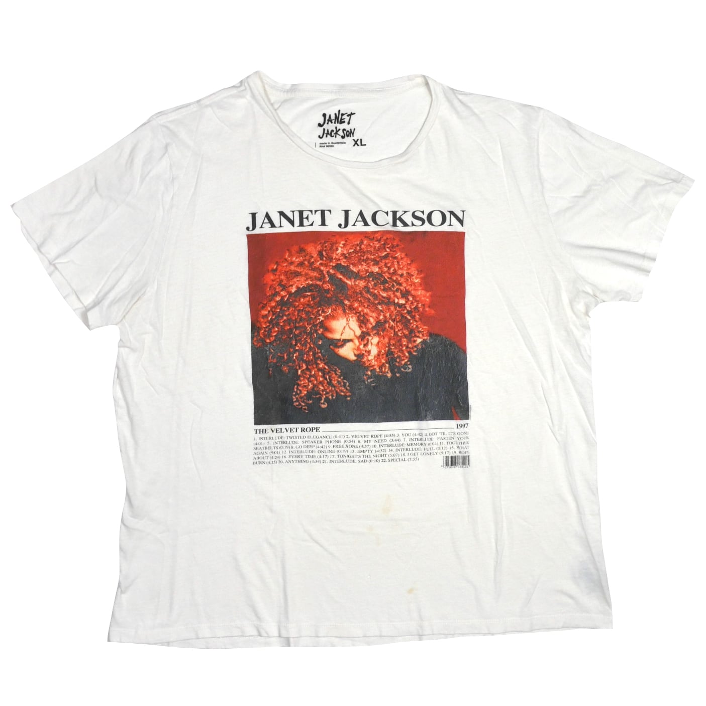 USED【XL】Janet Jackson The Velvet Rope Tee / ©2020