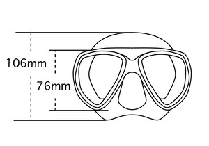 アネリア GULL SKIN フリーダイビングマスク
