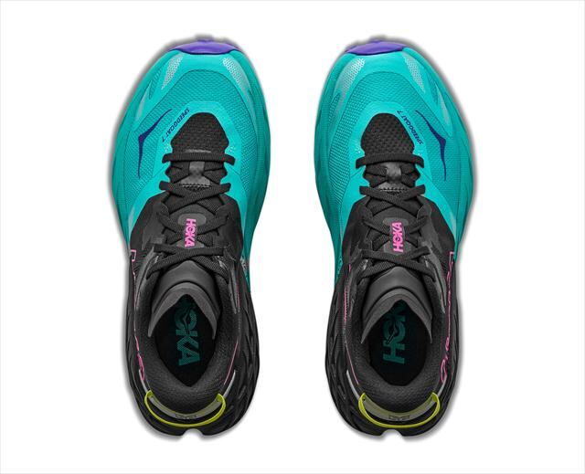 HOKA ホカ W SPEEDGOAT 7 1171929 BLACK/ELECTRIC AQUA レディース