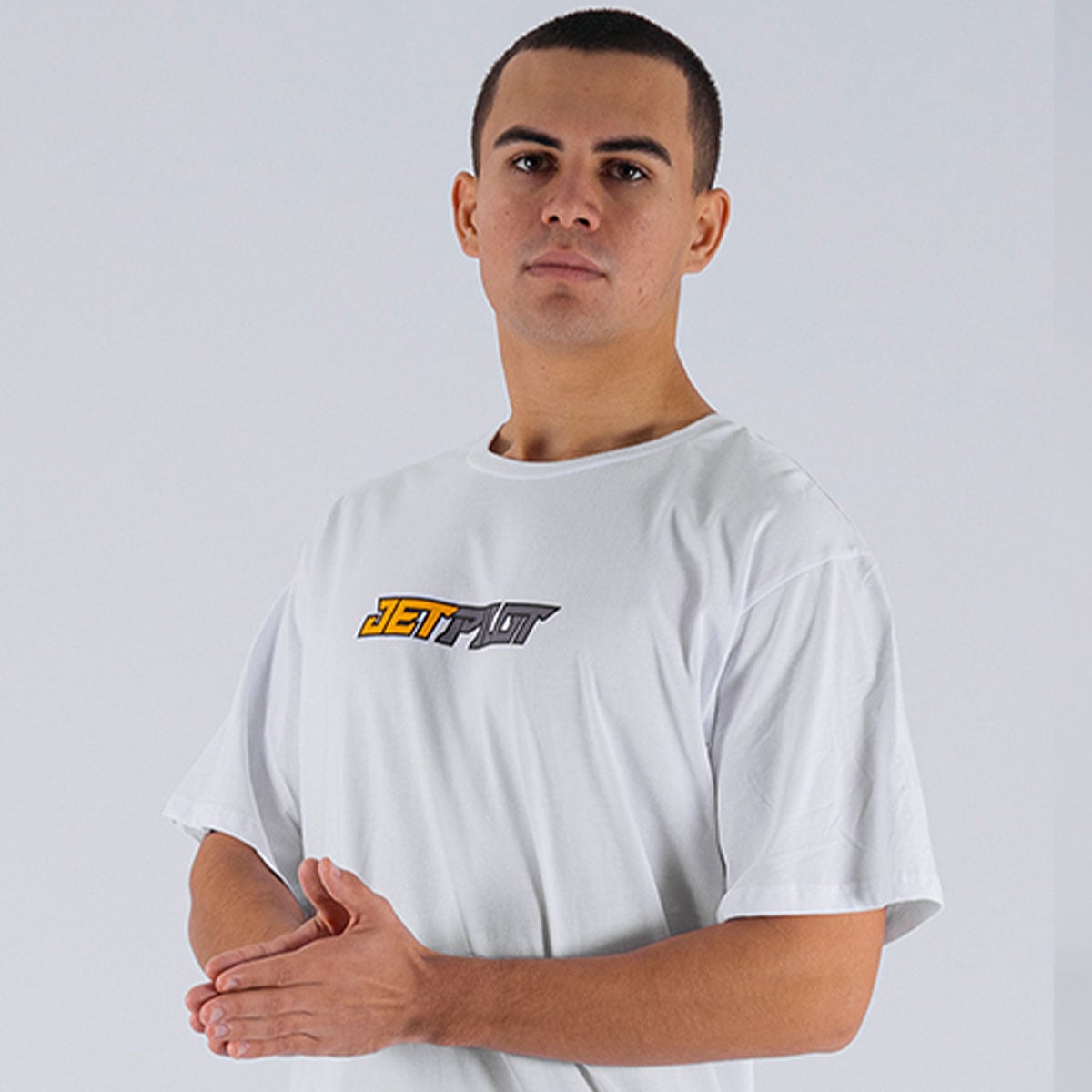 スティッカード TEE ホワイト Tシャツ 半袖 W26602 JETPILOT | JETPILOT