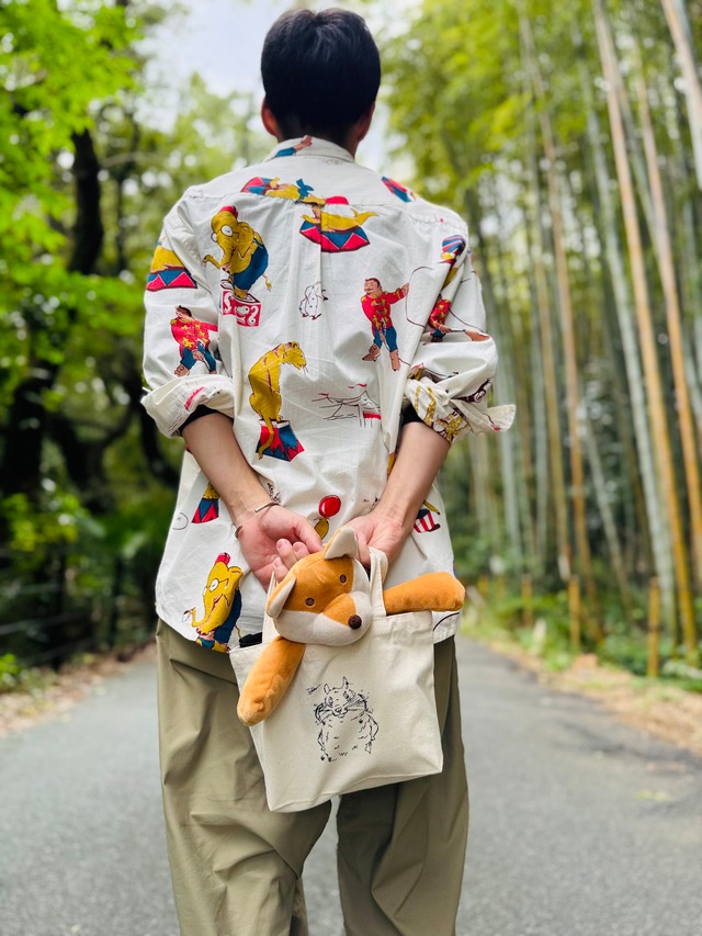 ミニトートバッグ／僕も連れてってくれるんだよね リス（数量限定）