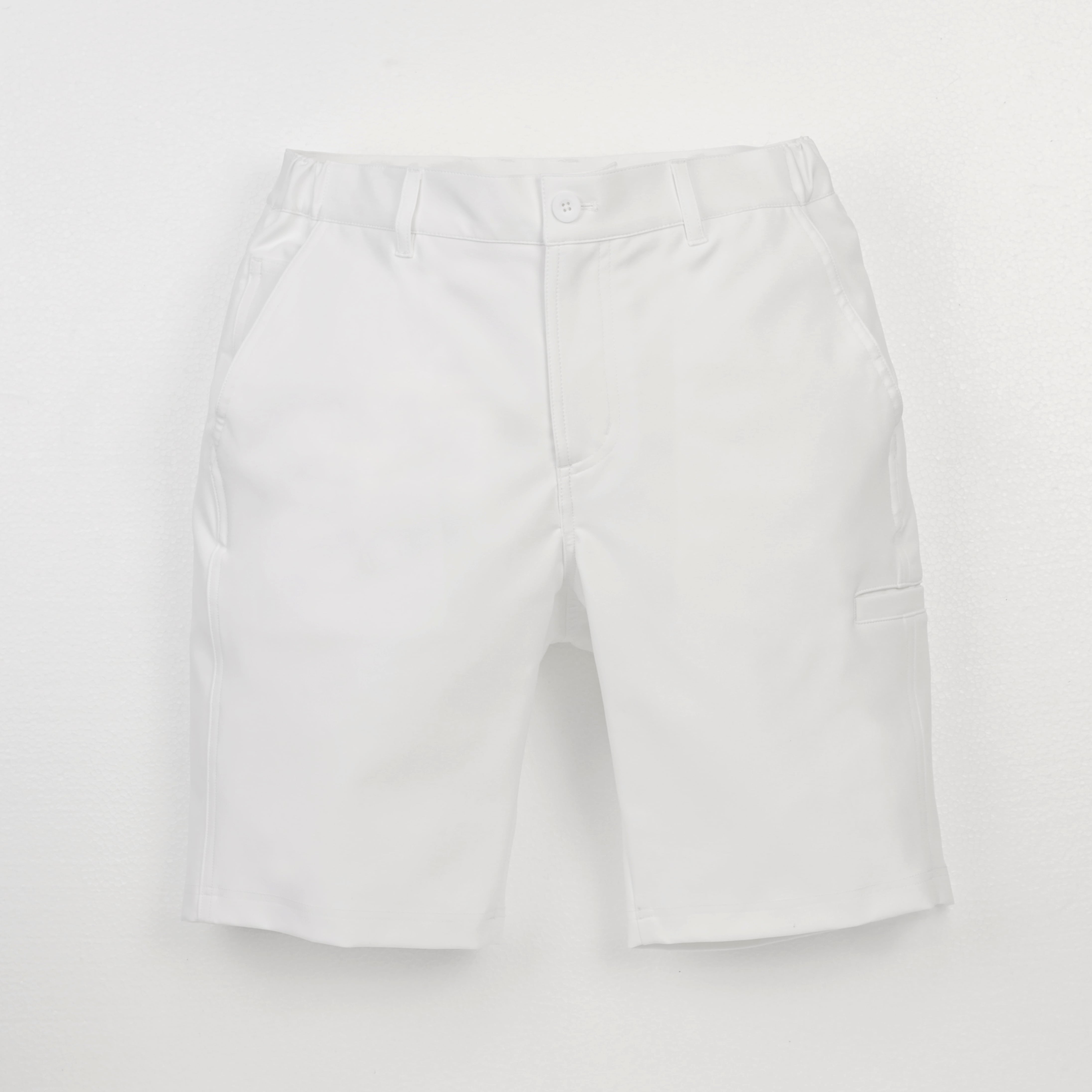 ホワイト-ハーフパンツZIXIZ