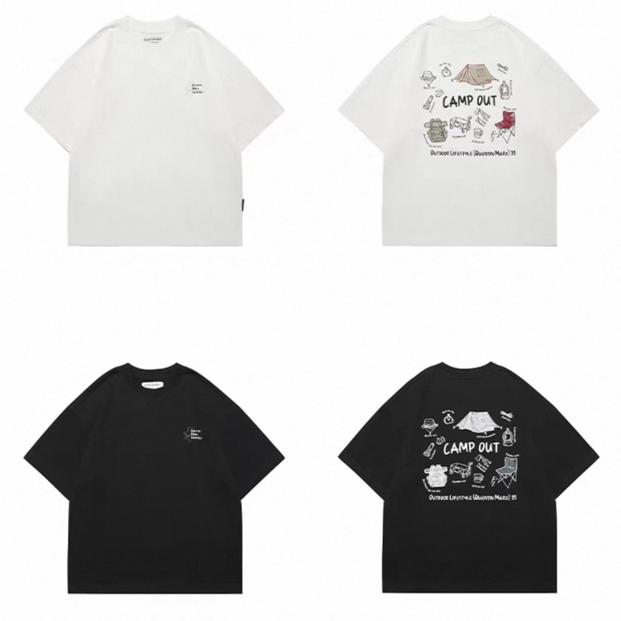 Camp out graphic tee 1013 - 11