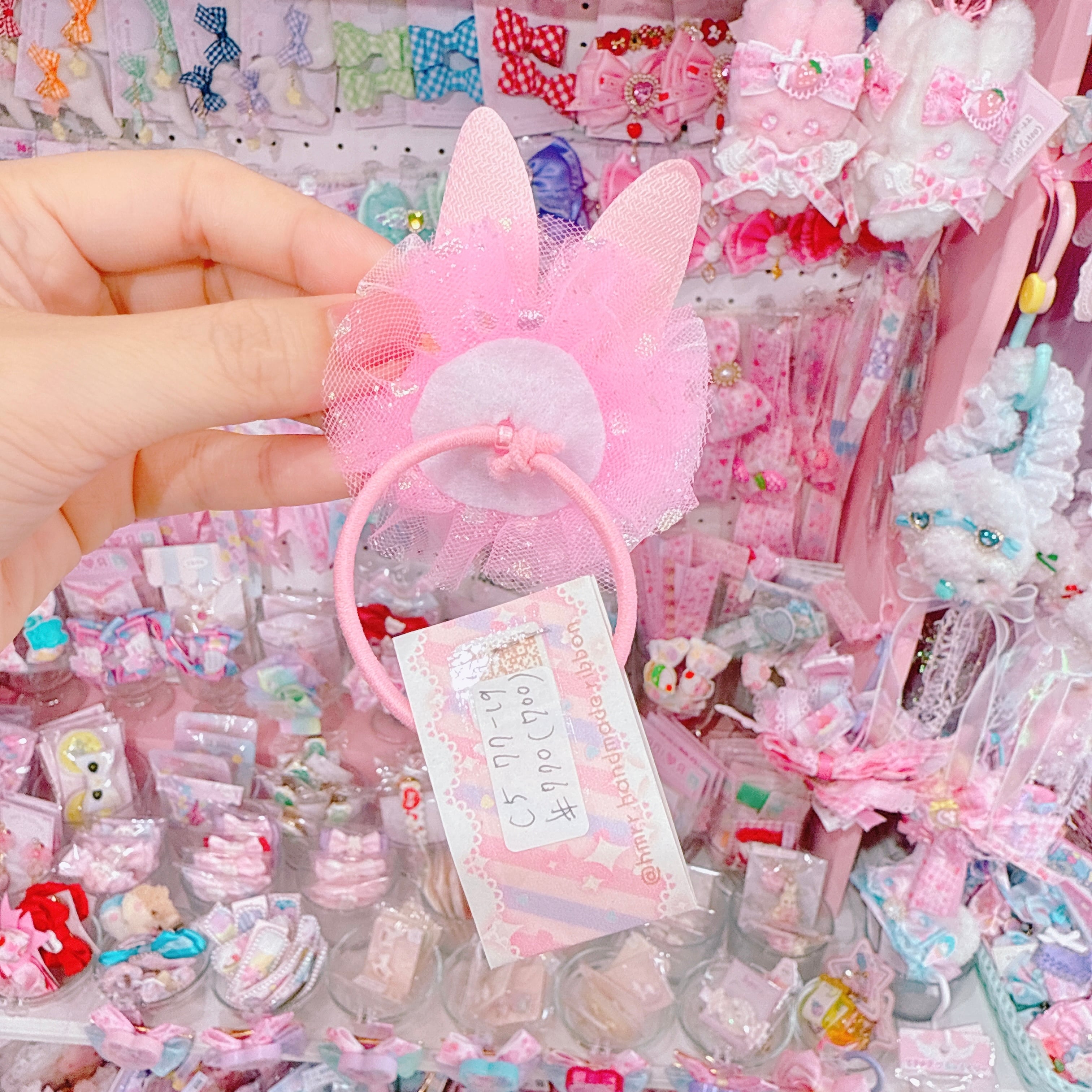 【C5】77-19うさみみヘアゴム