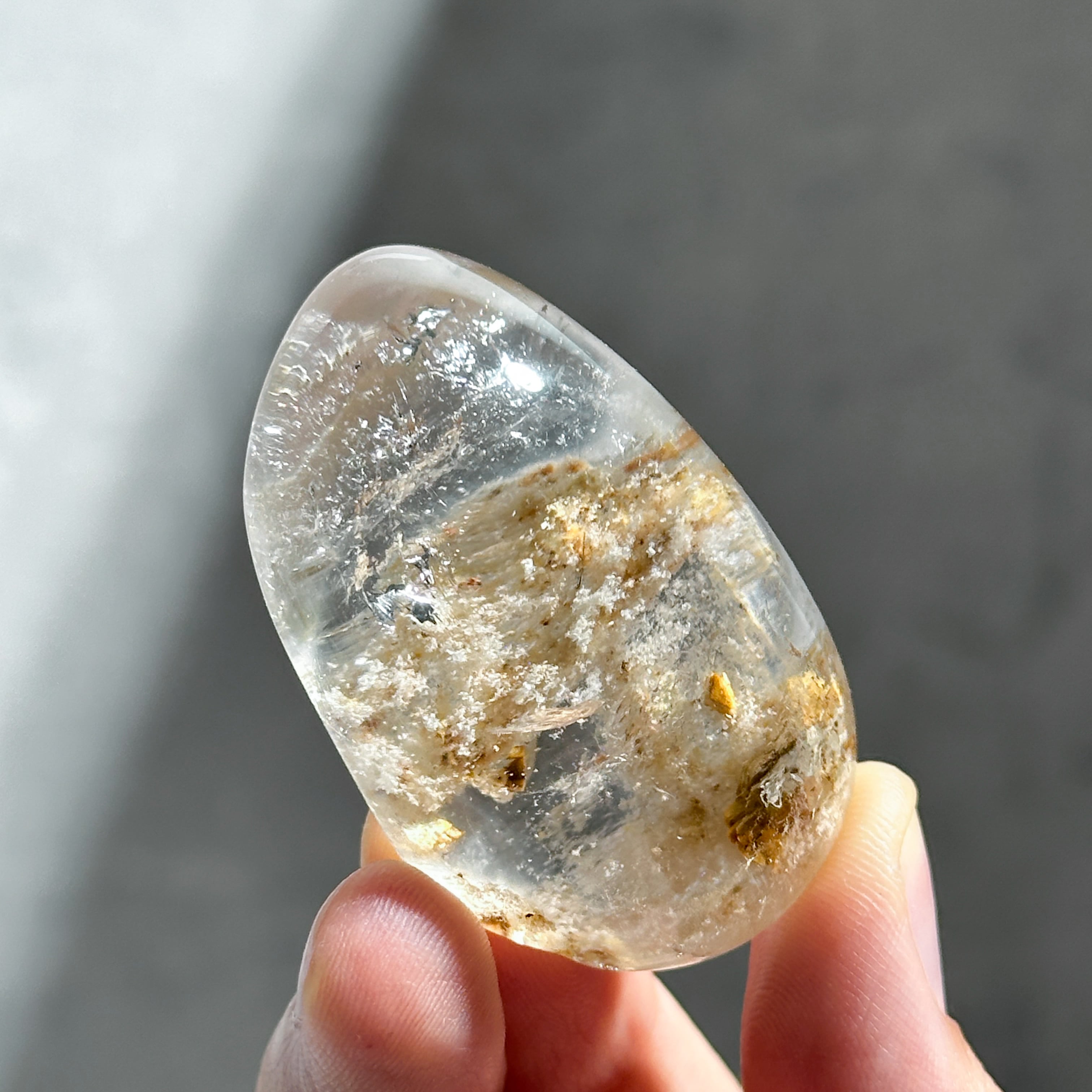 ミナスジェライス産ガーデンクォーツ レンズ32◇ Garden Quartz