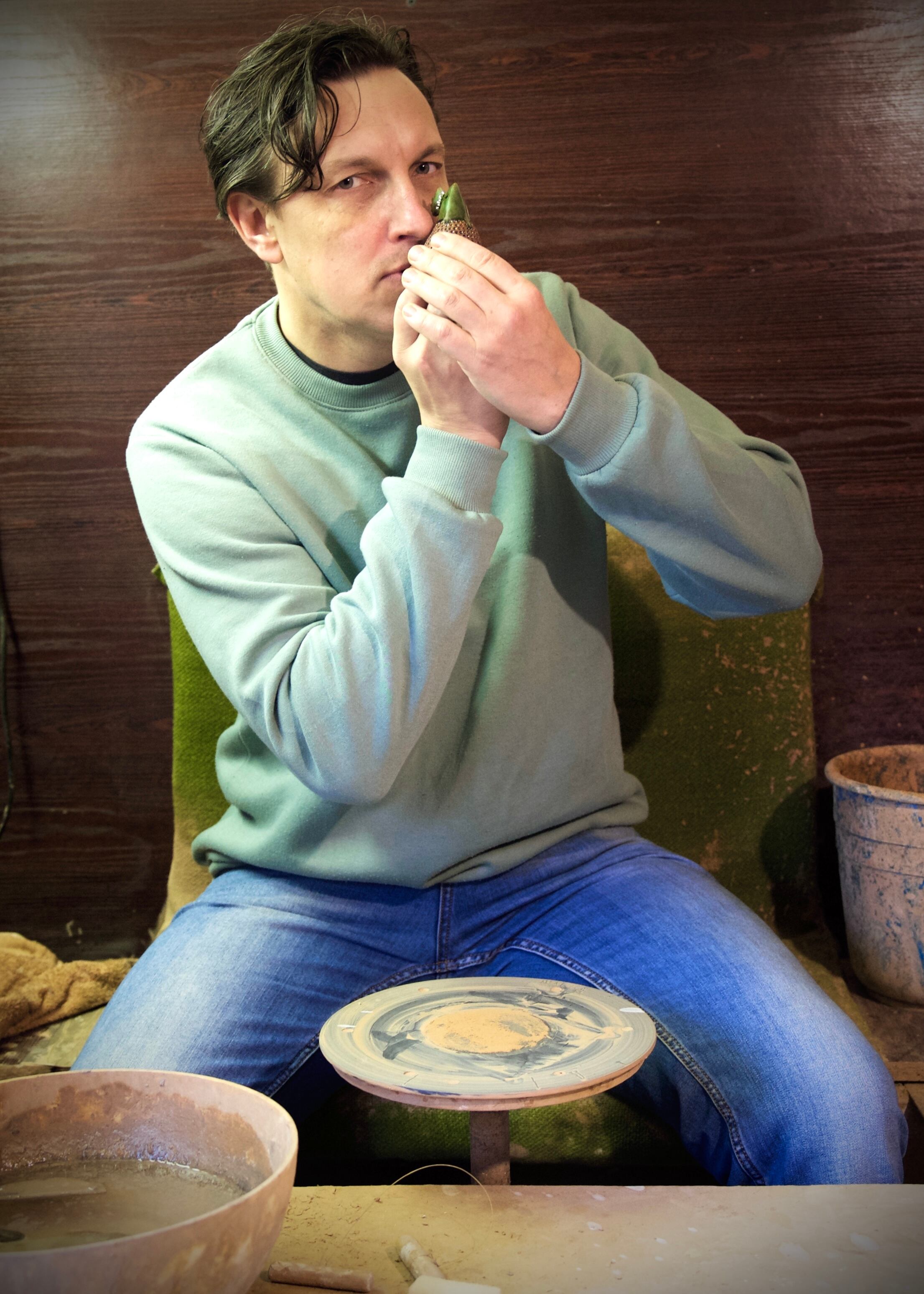 バルトの土人形（素焼きの鳥笛）ライヴォさん作