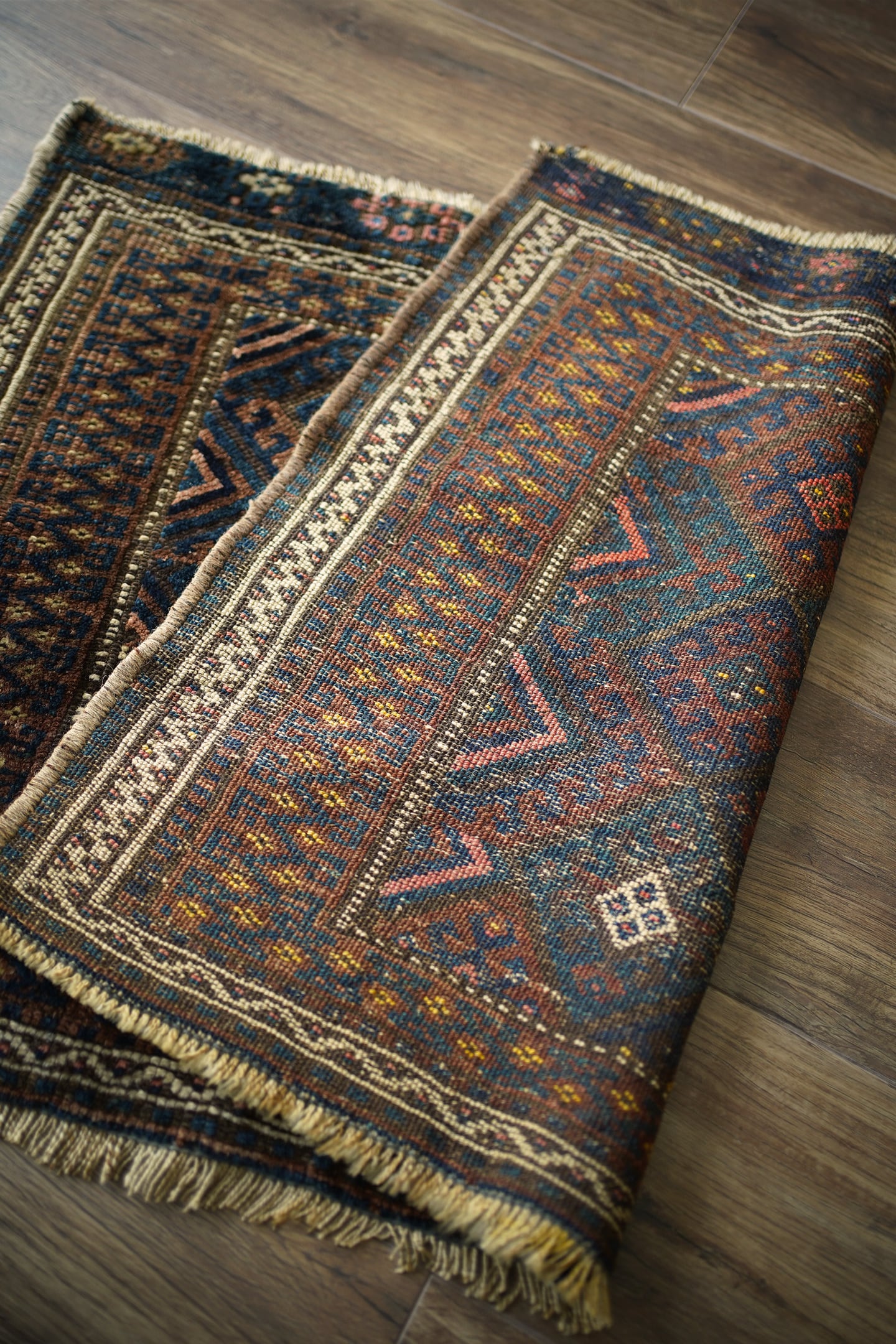 611】Antique Jaff kurd Bagface rug 1900's - 1920's | ヴィンテージ