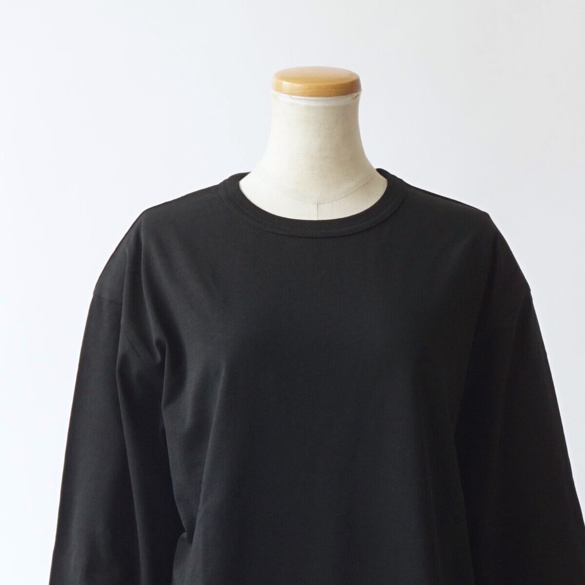 BATONER/バトナー・Men UTILITY COTTON CREW NECK LONG SLEEVE T-SHIRT