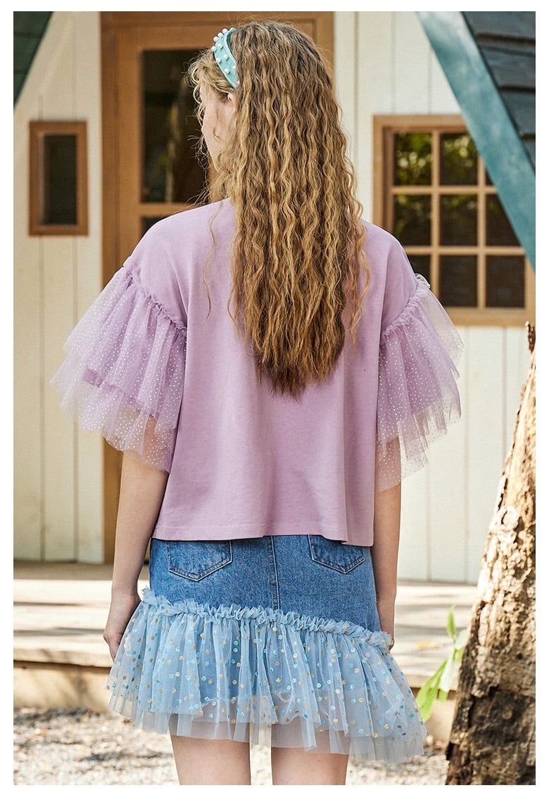 デニム スカート フリル | LOVEYsmileSHOP