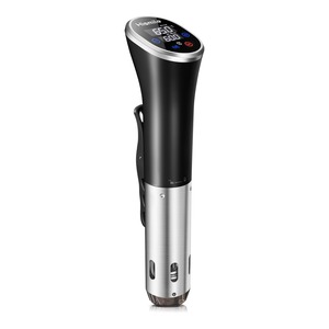 【在庫のみ】Hismile 低温調理器 コンパクト軽量IPX7防水 1100W レシピ付き 家庭用 正規品 国内品質サポート プレミアム真空調理器 HS-SVPRO1