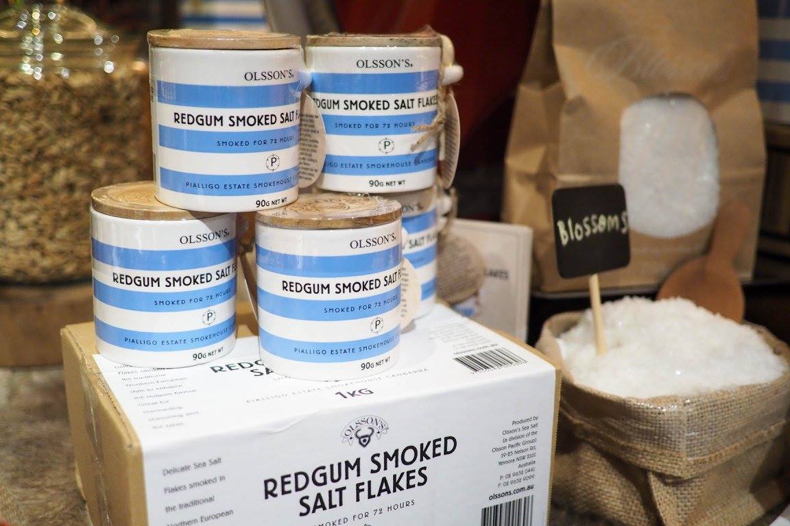 オルソンズ シーソルト フレーク（フルール・ド・セル）陶器入り 250g