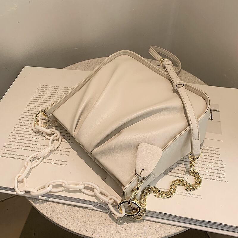 スタイルレッドチェーン メッセンジャーバッグ 手作りハンドバック2476347173