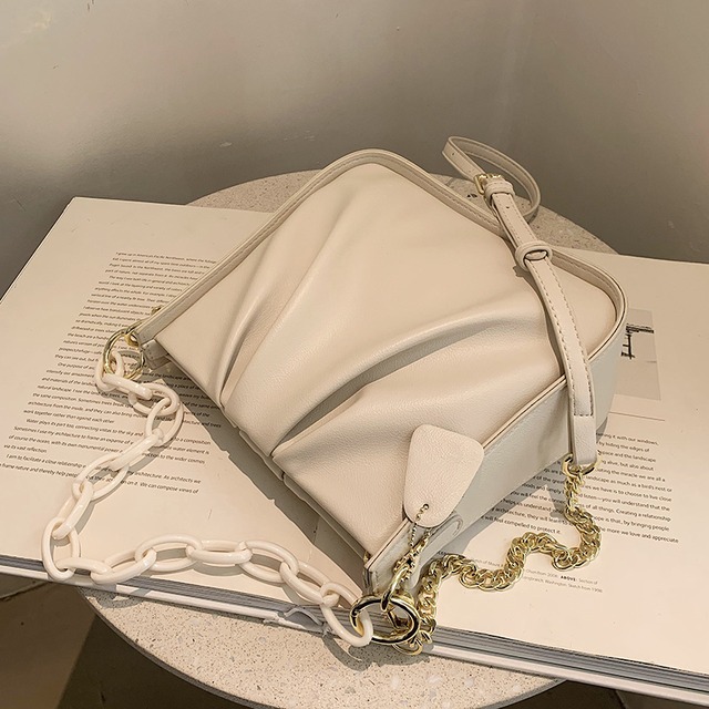 スタイルレッドチェーン メッセンジャーバッグ 手作りハンドバック2476347173