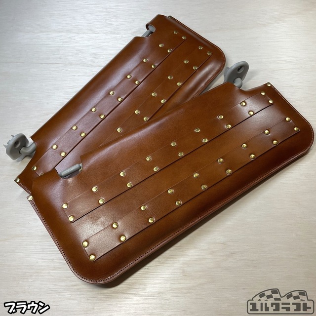 DA17VDA17Wエブリイワゴン（6型ハイルーフ・オーバーヘッドシェルフ）モールサンバイザーカバー（ブラウン）