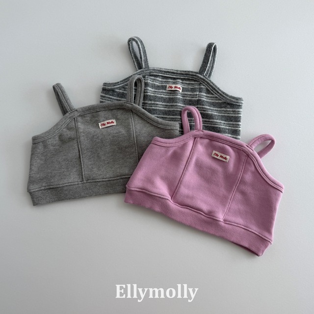 【取寄】elly molly｜fog crop bustier｜フォグクロップビスチェ｜5-15｜kids&jr｜26 autumn
