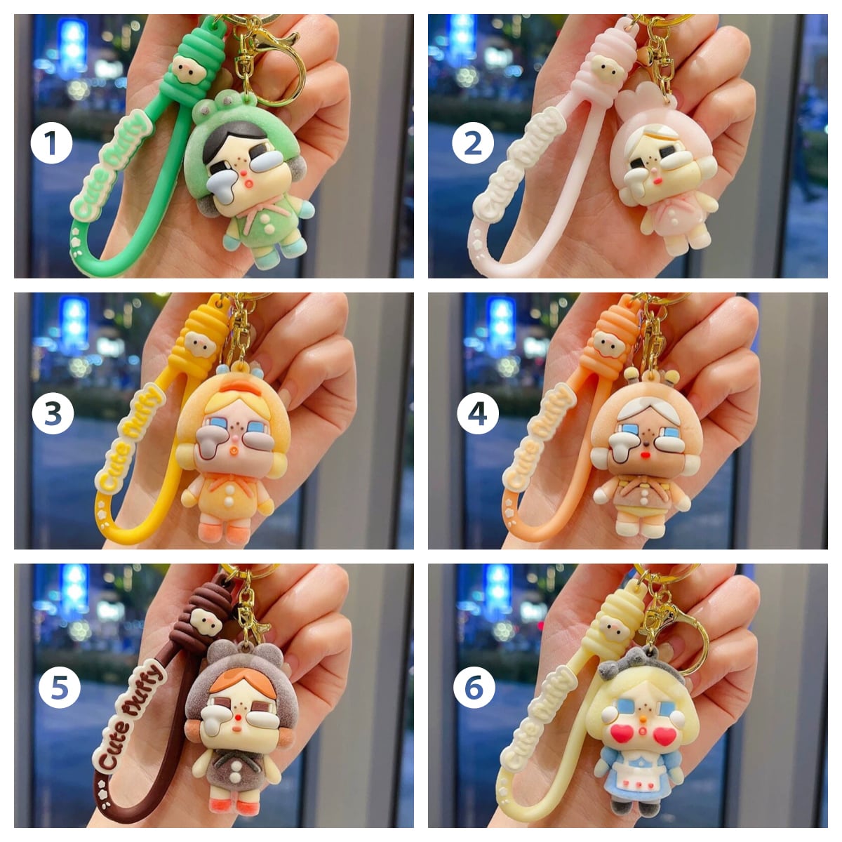 新作】Crybaby クライベイビー キーホルダー 6色展開 かわいいソフビ製