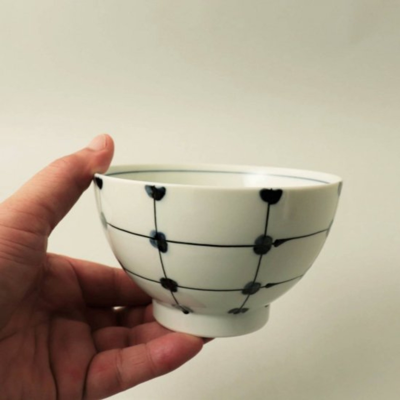 点格子茶付(大)