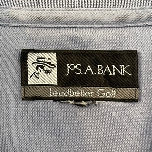 【JoS.A.BANK】ビッグサイズ ポロシャツ ボーダー 袖にさりげない刺繍ロゴ ジョス・エー・バンク・クロージャーズ US古着 アメリカ古着