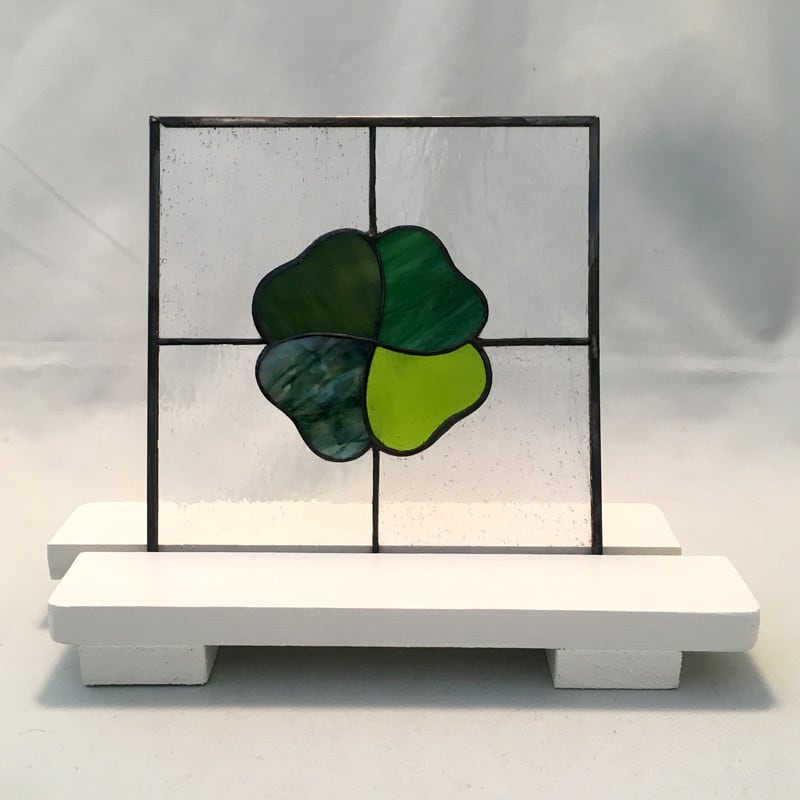 ステンドグラス 】チューリップの花のミニパネル_OA | ステンドグラス