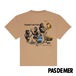 【PAS DE MER/パドゥメ】EVOLUTION T-SHIRT Tシャツ / LIGHT BROWN / SS26-14036
