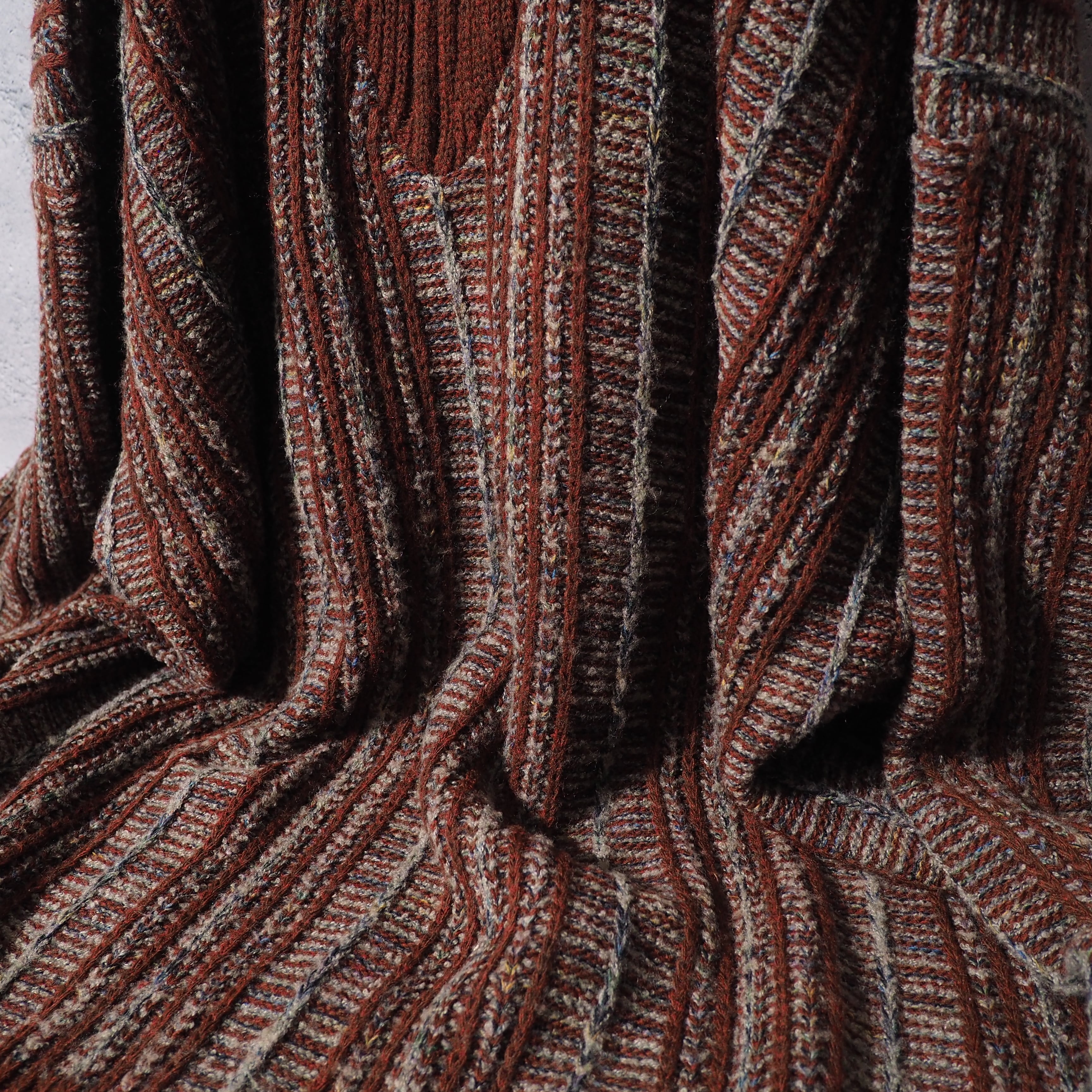 " Nicole St Gilles " vintage High neck Half zip knit (made in Italy)