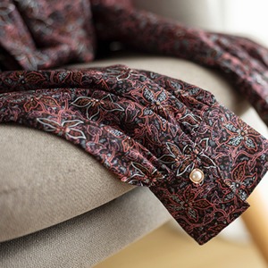 花柄7分袖ワンピース A00917