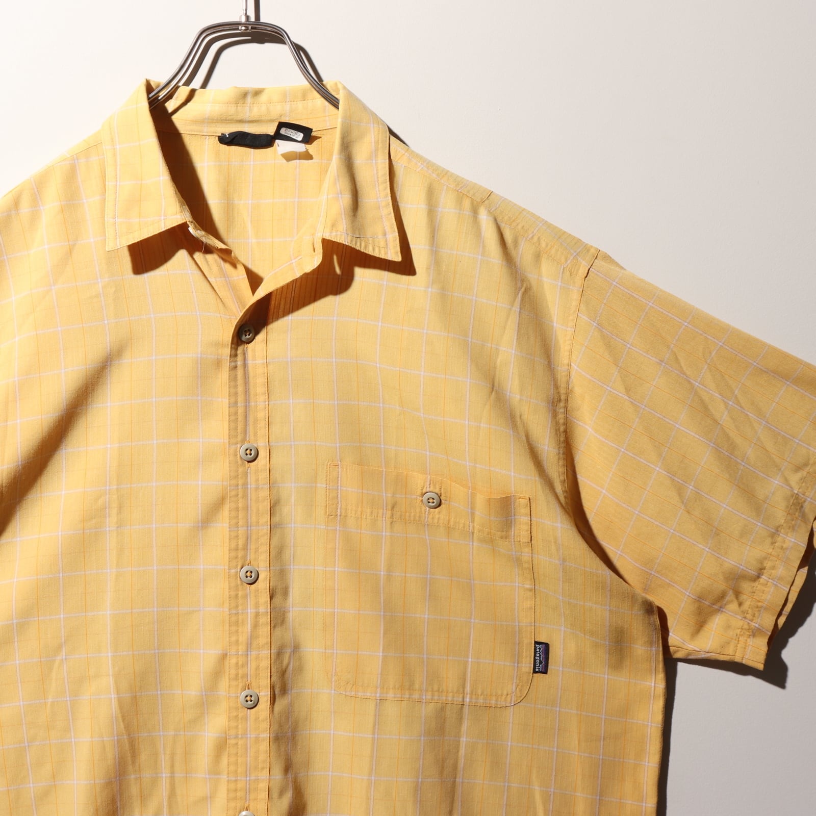 L 03年 黄色 パッカーウェアシャツ Patagonia パタゴニア アロハ  
