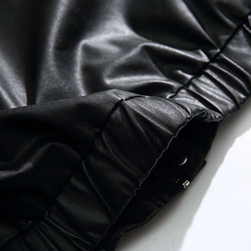 スタンドカラーレザージャケット / Stand Collar Leather Jacket スタンドカラーレザージャケット / Stand Collar Leather Jacket