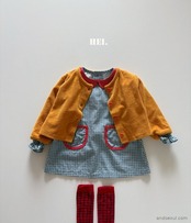 韓国子供服 / 26Autumn / 〖取寄〗Hei / マアチルダワンピース / キッズ服 / カラフル服 / 秋服 *XS~XL*