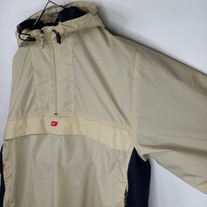 ナイキ　ナイロン　プルオーバー　アノラック　パーカー　総メッシュ　ユーロ古着