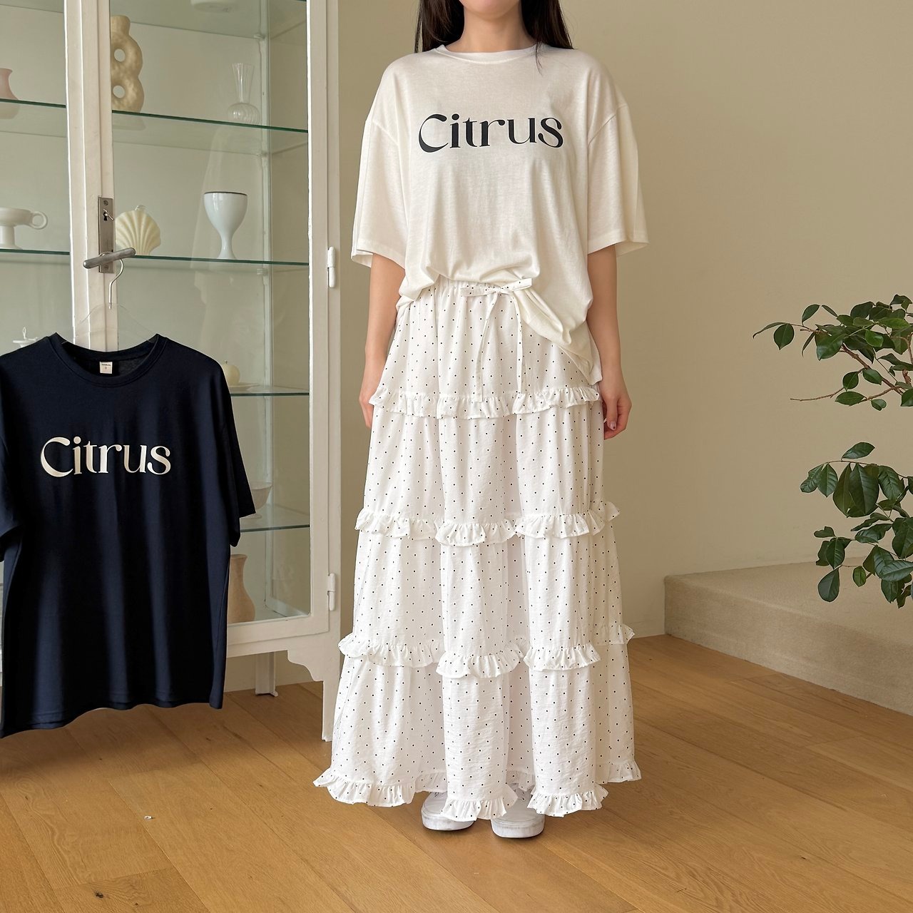 [ninibello] ADULT) Peony Cancan Skirt / [니니벨로] ADULT)피오니캉캉스커트