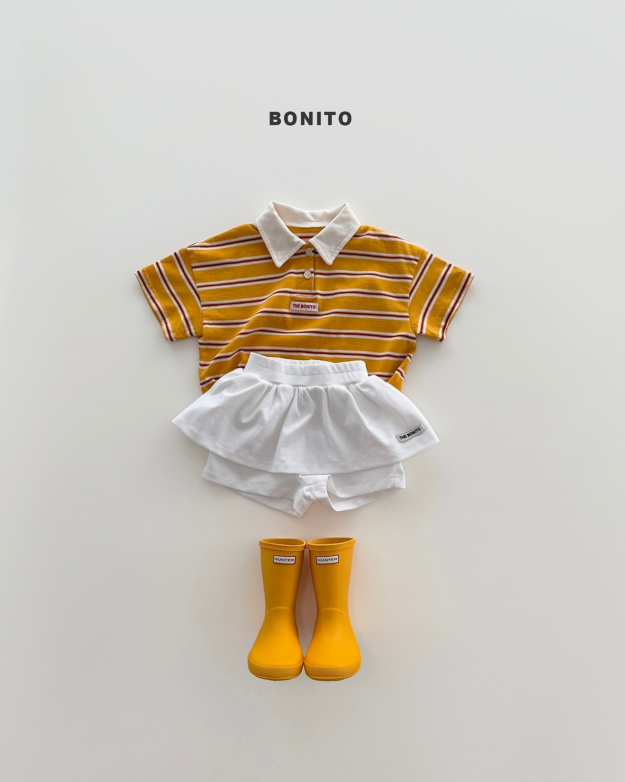 [BONITO] Cier ST Collar Tee / [보니토] 시에르ST카라티