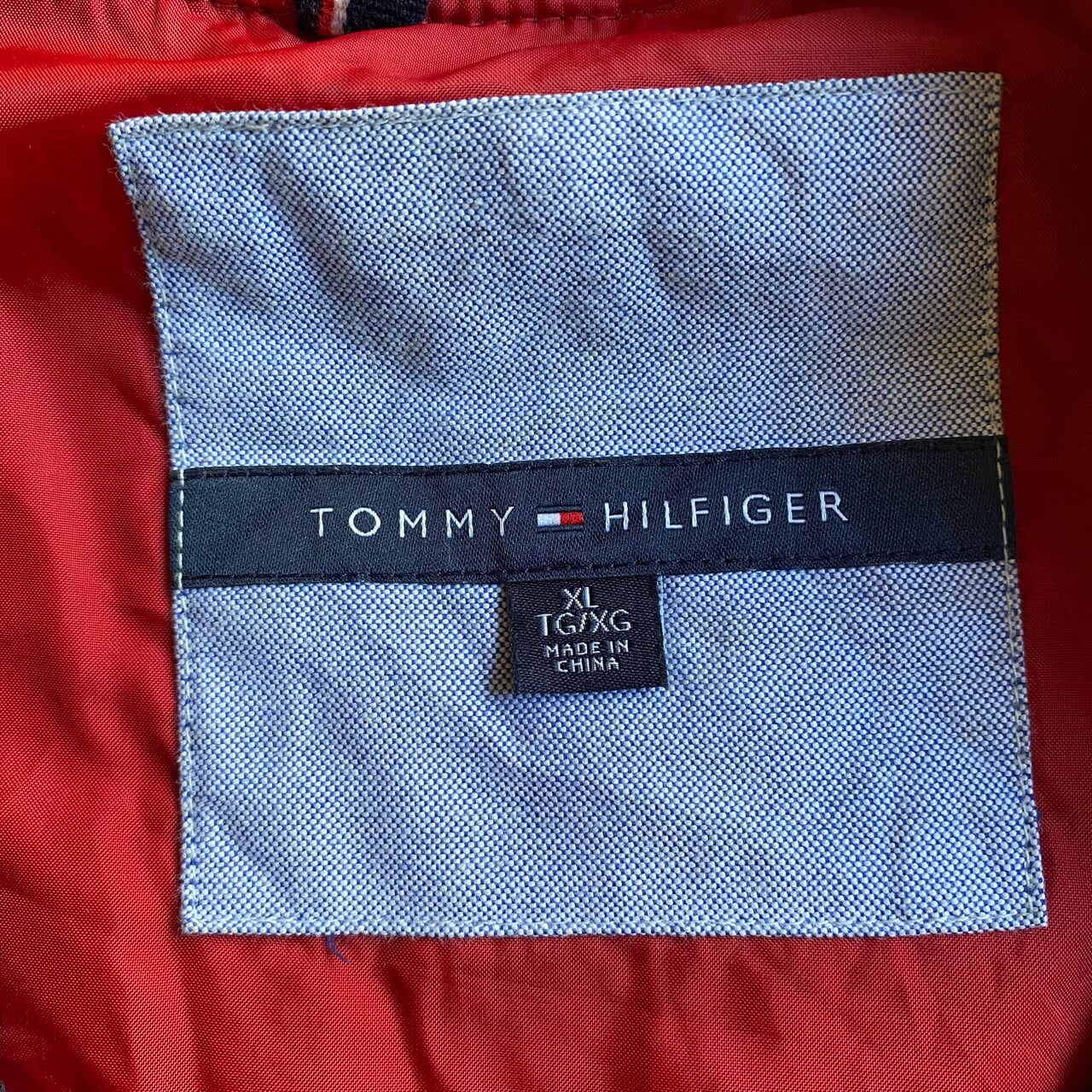 ビッグサイズ TOMMY HILFIGER トミーヒルフィガー 袖切替 スウェット