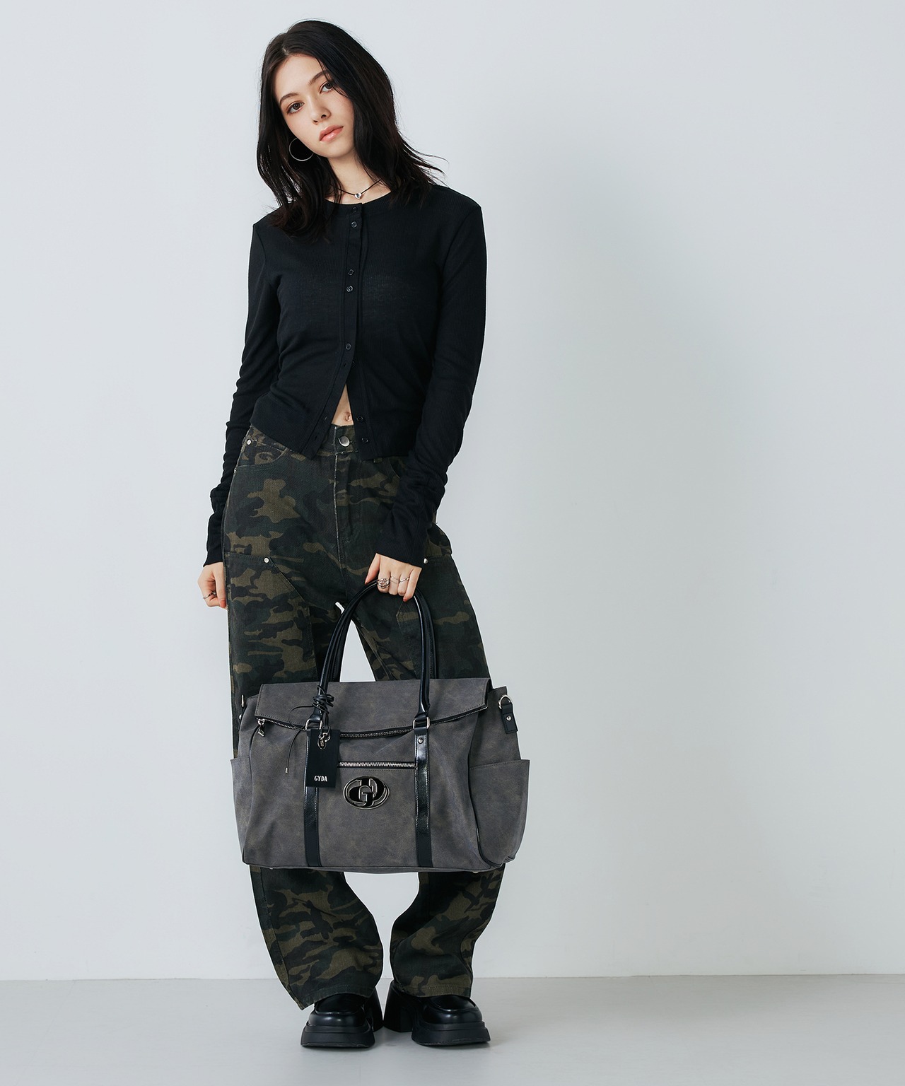 GYDA : 2WAY BOSTON BAG GY-B401