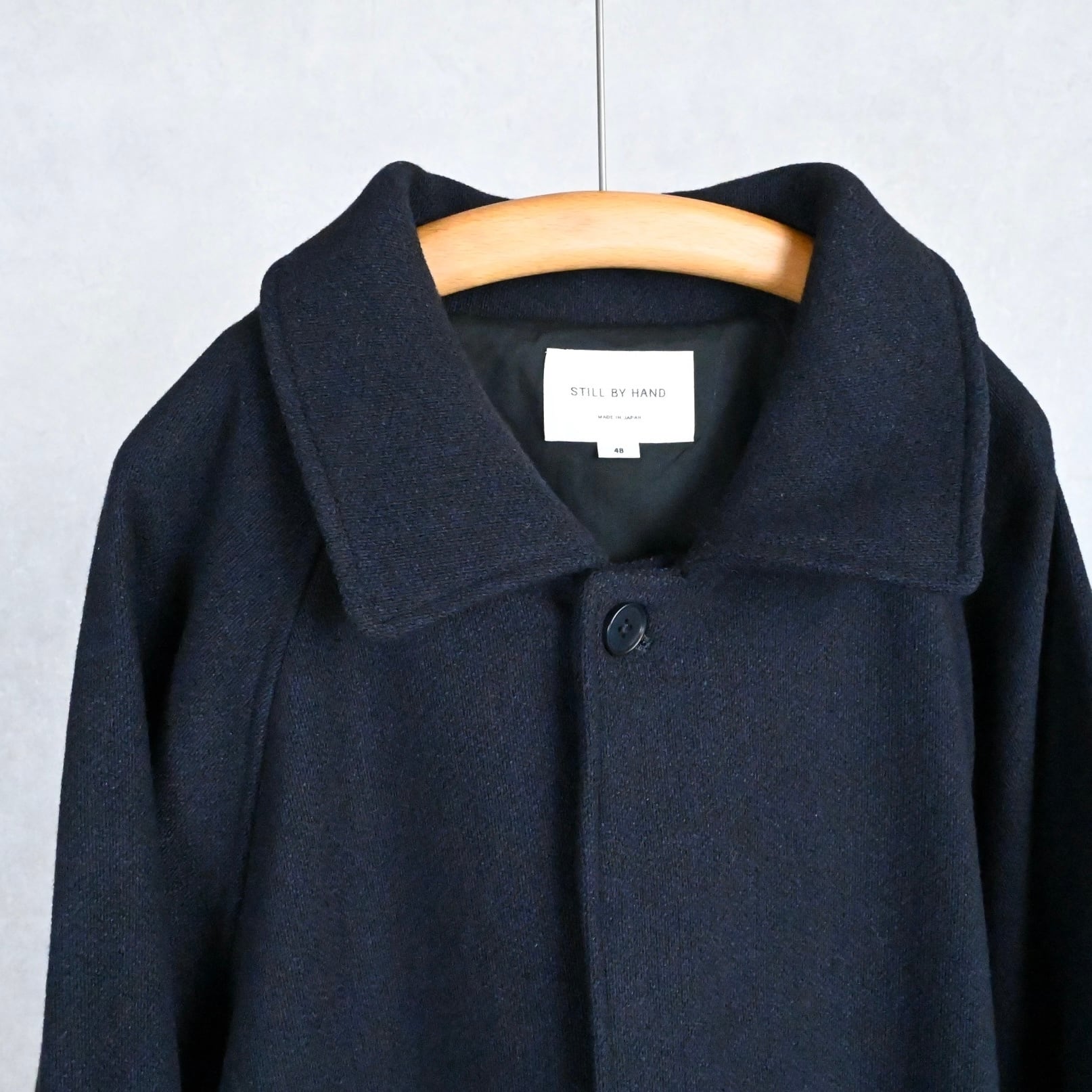 STILL BY HAND】WOOL/NYLON HALF COAT スティルバイハンド ウール