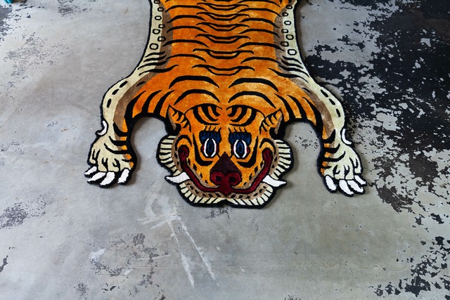 Tibetan Tiger Rug 《Lサイズ•シルク010》チベタンタイガーラグ