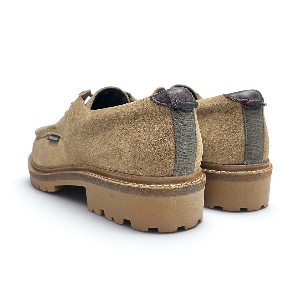 【新品】Barbour Paxton Derby Moccasin Shoe バブアー スウェードモカシンシューズ ダービーシューズ  革靴（Sample）【BOOT-BARBOUR-002】 - 4
