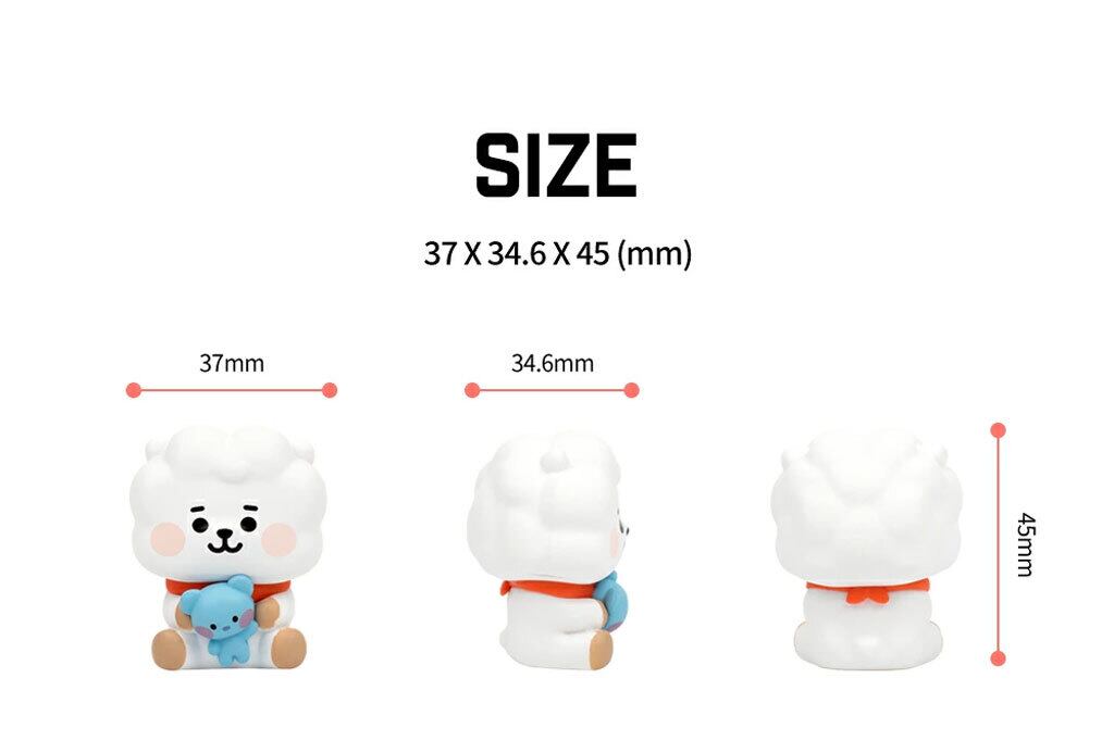 国内正規品 BT21 公式ライセンス品 ベビーモニターフィギュア かわいい